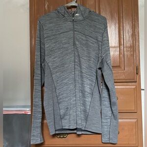 Men’s Quarter Zip Hooded Long Sleeve - L